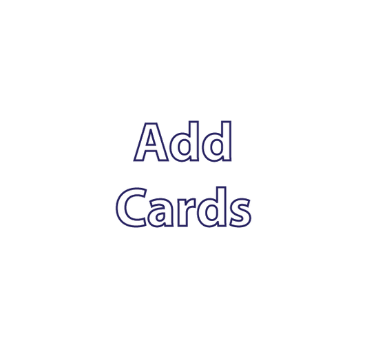 Add Additional Cards to your order